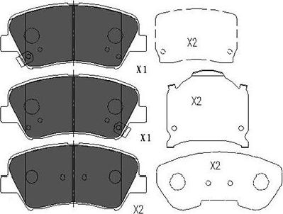 Kavo Parts KBP-3030 - Jarrupala, levyjarru inparts.fi