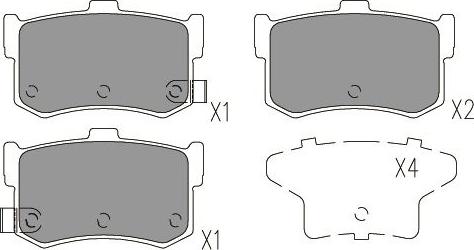 Kavo Parts KBP-3037 - Jarrupala, levyjarru inparts.fi