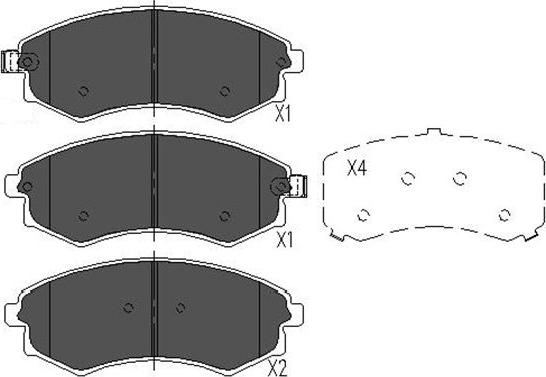 Kavo Parts KBP-3029 - Jarrupala, levyjarru inparts.fi