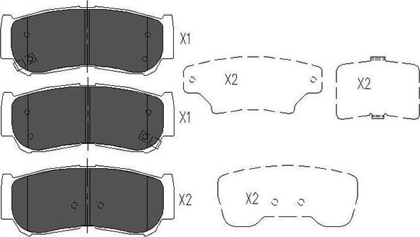 Kavo Parts KBP-3024 - Jarrupala, levyjarru inparts.fi