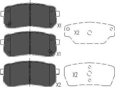 Kavo Parts KBP-3026 - Jarrupala, levyjarru inparts.fi