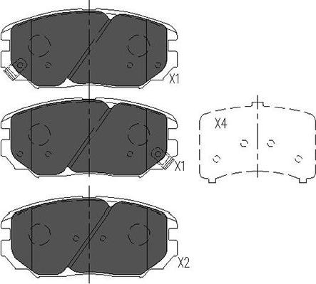 Kavo Parts KBP-3020 - Jarrupala, levyjarru inparts.fi