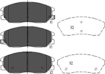 Kavo Parts KBP-3021 - Jarrupala, levyjarru inparts.fi