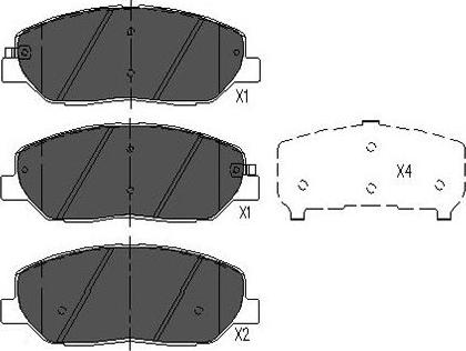 Kavo Parts KBP-3023 - Jarrupala, levyjarru inparts.fi