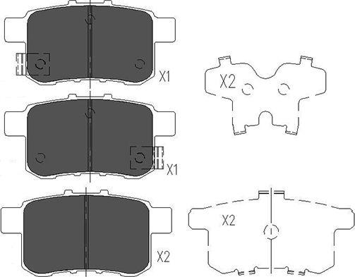 Kavo Parts KBP-2044 - Jarrupala, levyjarru inparts.fi