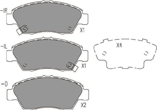 Kavo Parts KBP-2056 - Jarrupala, levyjarru inparts.fi