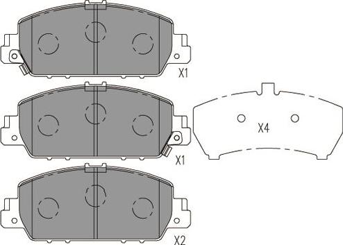 Kavo Parts KBP-2058 - Jarrupala, levyjarru inparts.fi