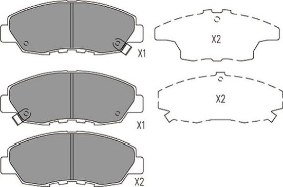 Kavo Parts KBP-2053 - Jarrupala, levyjarru inparts.fi