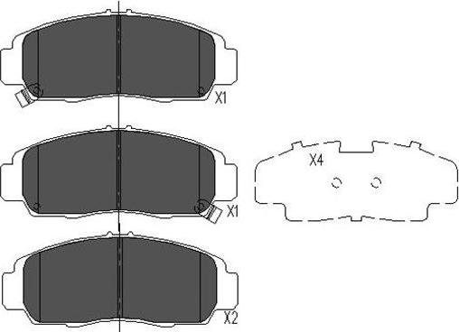 Kavo Parts KBP-2052 - Jarrupala, levyjarru inparts.fi