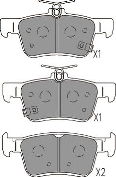 Kavo Parts KBP-2068 - Jarrupala, levyjarru inparts.fi