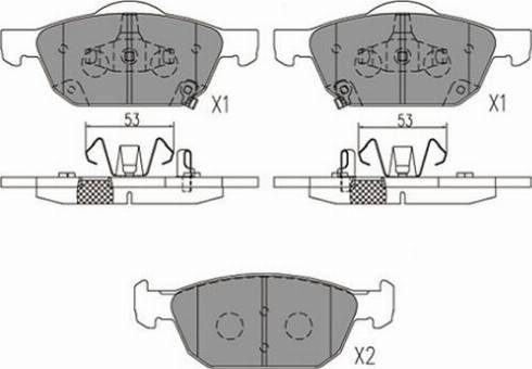 Kavo Parts KBP-2067 - Jarrupala, levyjarru inparts.fi