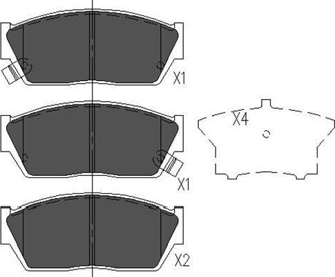 Kavo Parts KBP-2016 - Jarrupala, levyjarru inparts.fi