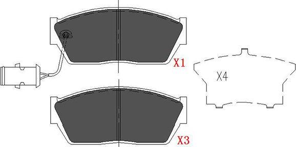 Kavo Parts KBP-2018 - Jarrupala, levyjarru inparts.fi