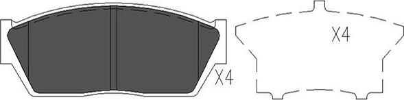 Kavo Parts KBP-2017 - Jarrupala, levyjarru inparts.fi