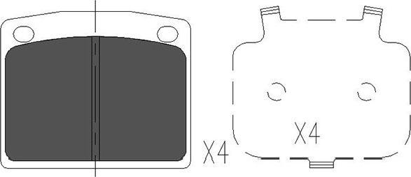 Kavo Parts KBP-2038 - Jarrupala, levyjarru inparts.fi