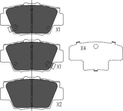 Kavo Parts KBP-2032 - Jarrupala, levyjarru inparts.fi