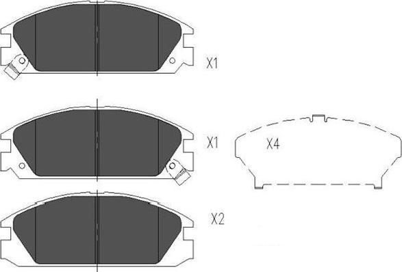 Kavo Parts KBP-2020 - Jarrupala, levyjarru inparts.fi