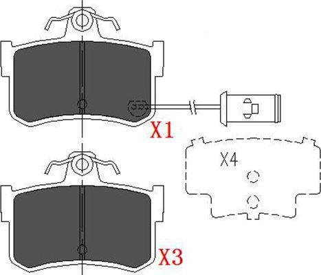 Kavo Parts KBP-2028 - Jarrupala, levyjarru inparts.fi