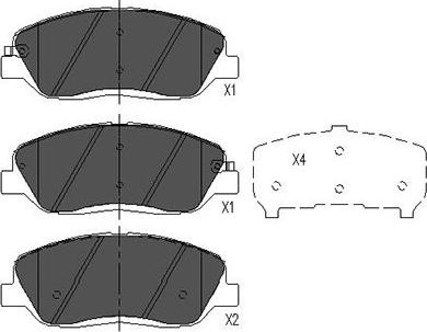 Kavo Parts KBP-7506 - Jarrupala, levyjarru inparts.fi