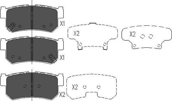 Kavo Parts KBP-7501 - Jarrupala, levyjarru inparts.fi