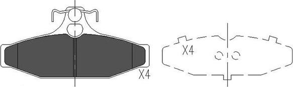 Kavo Parts KBP-7503 - Jarrupala, levyjarru inparts.fi