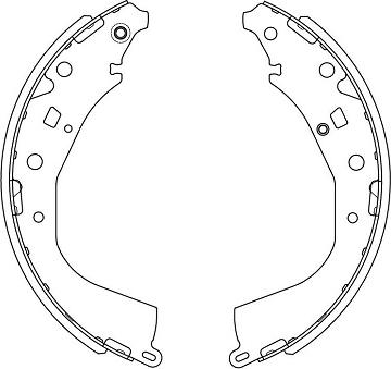 Kavo Parts KBS-9947 - Jarrukenkäsarja inparts.fi