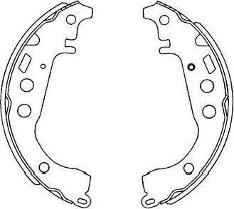 Kavo Parts KBS-9904 - Jarrukenkäsarja inparts.fi