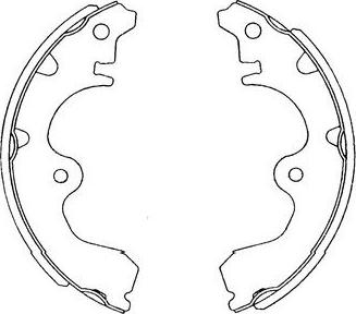 Kavo Parts KBS-9902 - Jarrukenkäsarja inparts.fi