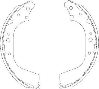 Kavo Parts KBS-9907 - Jarrukenkäsarja inparts.fi