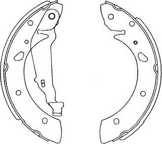 Kavo Parts KBS-9915 - Jarrukenkäsarja inparts.fi