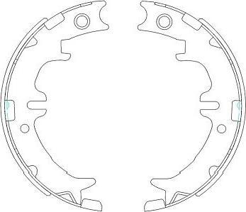 Kavo Parts KBS-9910 - Jarrukenkäsarja inparts.fi