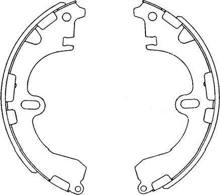 Kavo Parts KBS-9912 - Jarrukenkäsarja inparts.fi