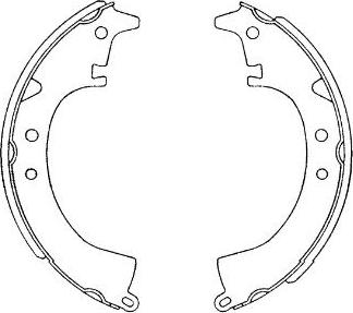 Kavo Parts KBS-9921 - Jarrukenkäsarja inparts.fi