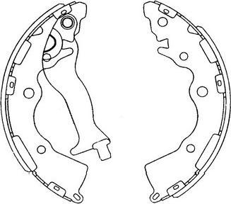 Kavo Parts KBS-4405 - Jarrukenkäsarja inparts.fi