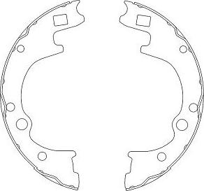 Kavo Parts KBS-4401 - Jarrukenkäsarja inparts.fi