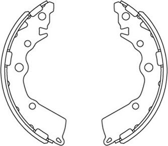 Kavo Parts KBS-4413 - Jarrukenkäsarja inparts.fi