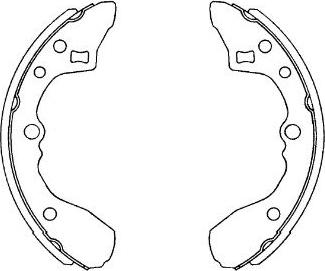 Kavo Parts KBS-5409 - Jarrukenkäsarja inparts.fi