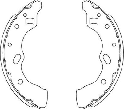 Kavo Parts KBS-5406 - Jarrukenkäsarja inparts.fi