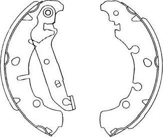 Kavo Parts KBS-5402 - Jarrukenkäsarja inparts.fi