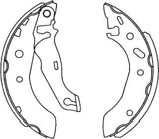 Kavo Parts KBS-5407 - Jarrukenkäsarja inparts.fi