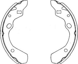 Kavo Parts KBS-5411 - Jarrukenkäsarja inparts.fi