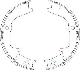 Kavo Parts KBS-6404 - Jarrukenkäsarja inparts.fi