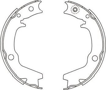 Kavo Parts KBS-6401 - Jarrukenkäsarja inparts.fi