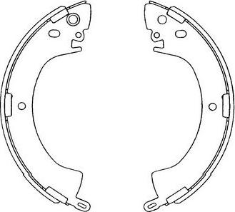 Kavo Parts KBS-6408 - Jarrukenkäsarja inparts.fi