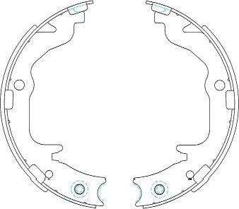 Kavo Parts KBS-6403 - Jarrukenkäsarja inparts.fi