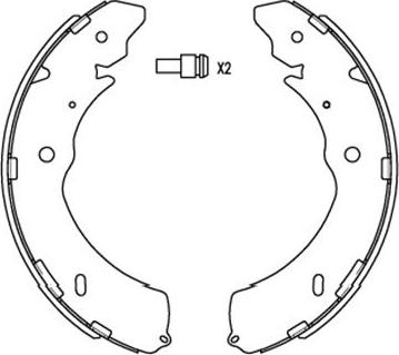 Kavo Parts KBS-6407 - Jarrukenkäsarja inparts.fi