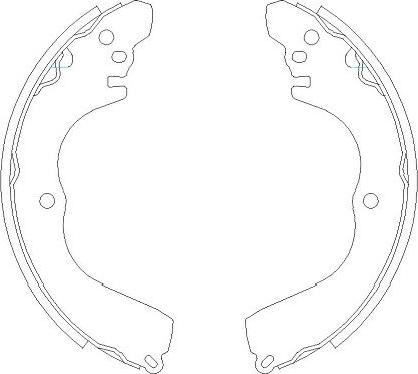 Kavo Parts KBS-6412 - Jarrukenkäsarja inparts.fi