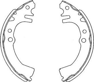 Kavo Parts KBS-1901 - Jarrukenkäsarja inparts.fi