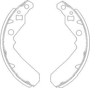 Kavo Parts KBS-1902 - Jarrukenkäsarja inparts.fi