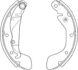 Kavo Parts KBS-1409 - Jarrukenkäsarja inparts.fi